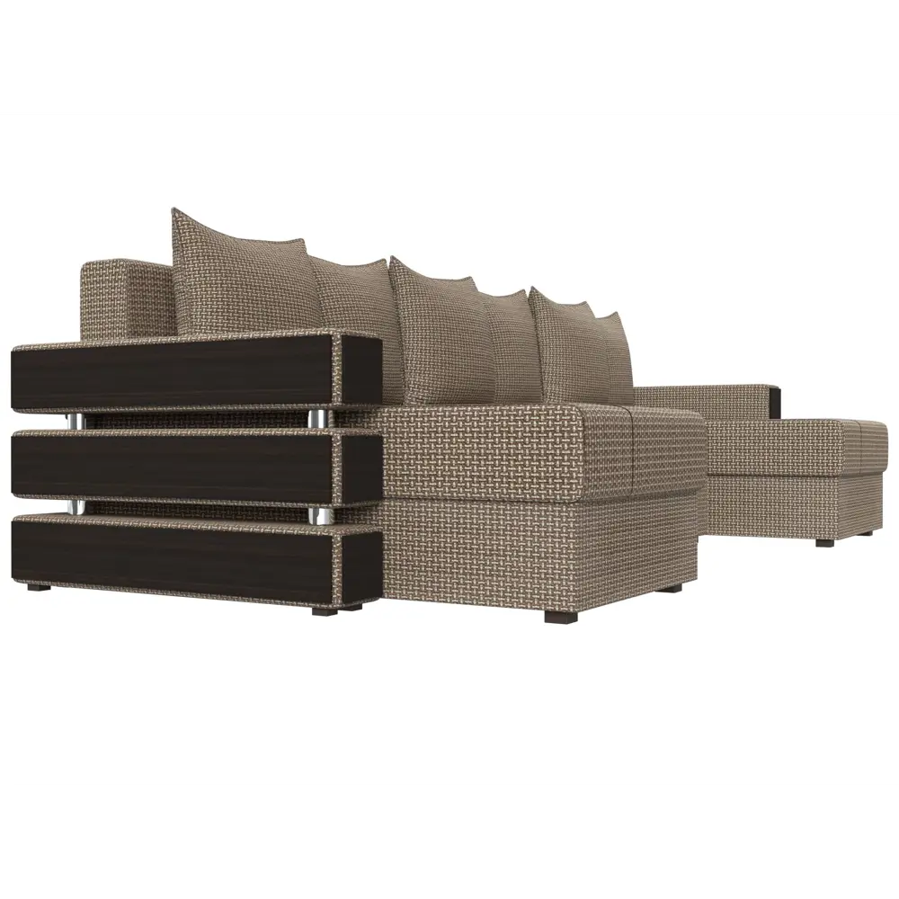 Фото 4 Диван Лига Диванов Венеция 120444 300x85x150 см вельвет цвет коричневый Фото 4 Диван Лига Диванов Венеция 120444 300x85x150 см вельвет цвет коричневый