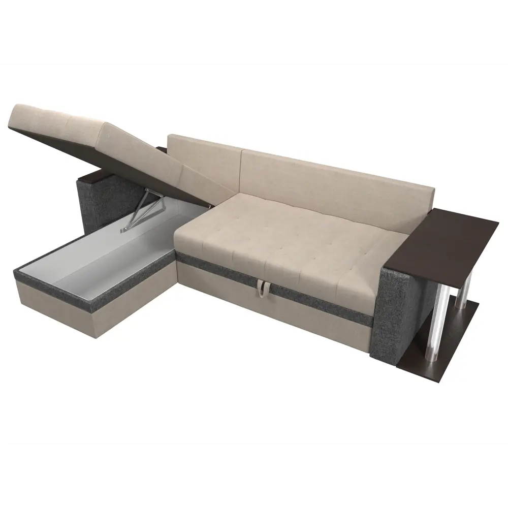 Фото 7 Диван Лига Диванов Атланта 110821L 249x93x154 см рогожка цвет бежевый/серый Фото 7 Диван Лига Диванов Атланта 110821L 249x93x154 см рогожка цвет бежевый/серый