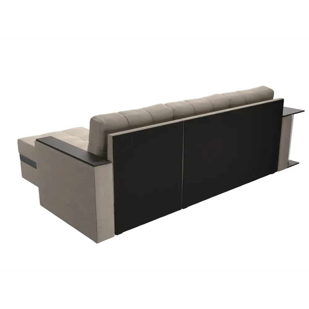 Фото 8 Диван Лига Диванов Атланта 106979 249x93x154 см рогожка цвет бежевый/серый