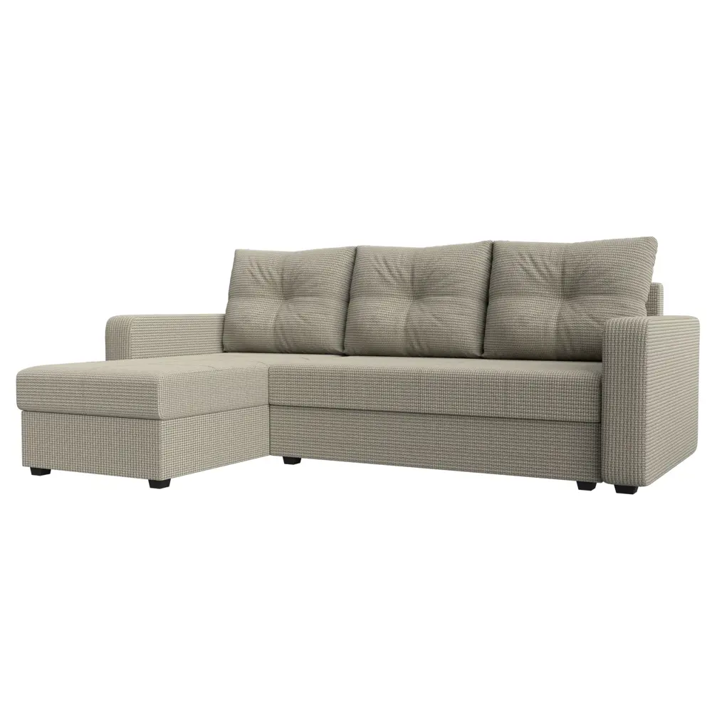 Фото Диван Лига Диванов Ливерпуль Лайт 117737L 230x85x140 см рогожка цвет бежевый Фото Диван Лига Диванов Ливерпуль Лайт 117737L 230x85x140 см рогожка цвет бежевый