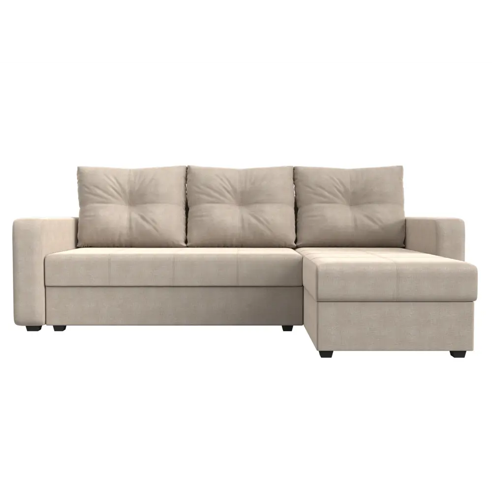 Фото 2 Диван Лига Диванов Ливерпуль Лайт 117735 230x85x140 см рогожка цвет бежевый Фото 2 Диван Лига Диванов Ливерпуль Лайт 117735 230x85x140 см рогожка цвет бежевый