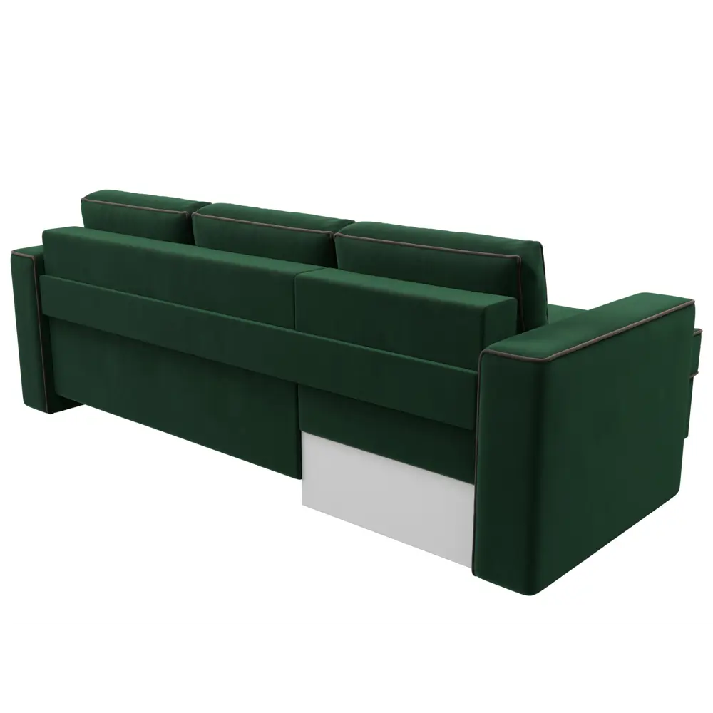 Фото 5 Диван Лига Диванов Принстон 110839L 244x85x150 см велюр цвет зеленый Фото 5 Диван Лига Диванов Принстон 110839L 244x85x150 см велюр цвет зеленый