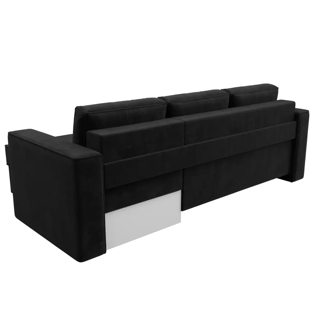 Фото 5 Диван Лига Диванов Принстон 110834 244x85x150 см велюр цвет черный Фото 5 Диван Лига Диванов Принстон 110834 244x85x150 см велюр цвет черный