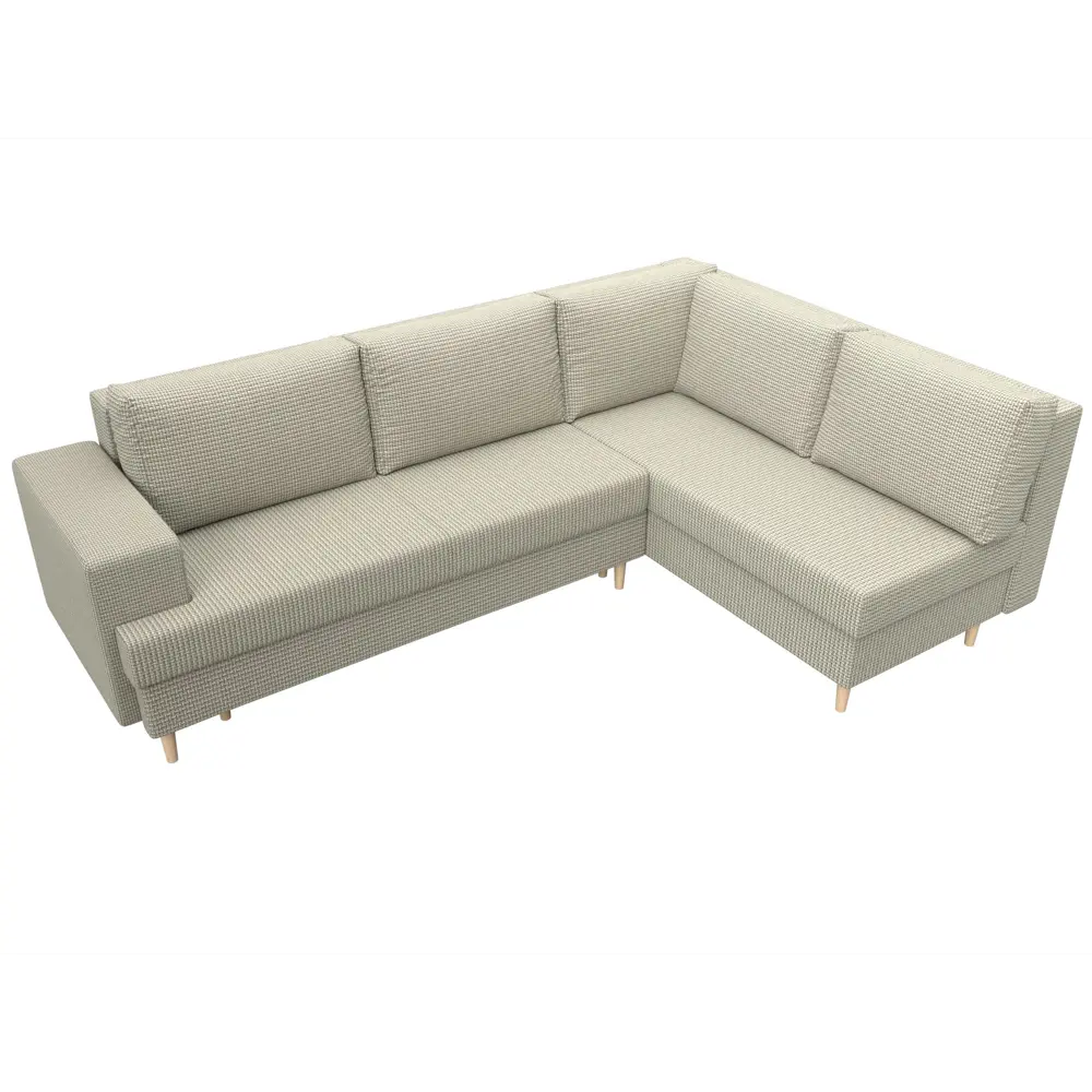 Фото 6 Диван Лига Диванов Сильвана 100858 267x92x188 см рогожка цвет бежевый