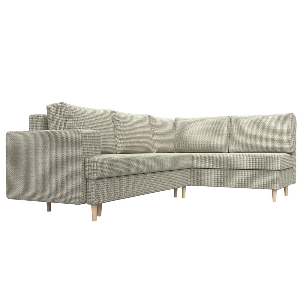 Фото 4 Диван Лига Диванов Сильвана 100858 267x92x188 см рогожка цвет бежевый