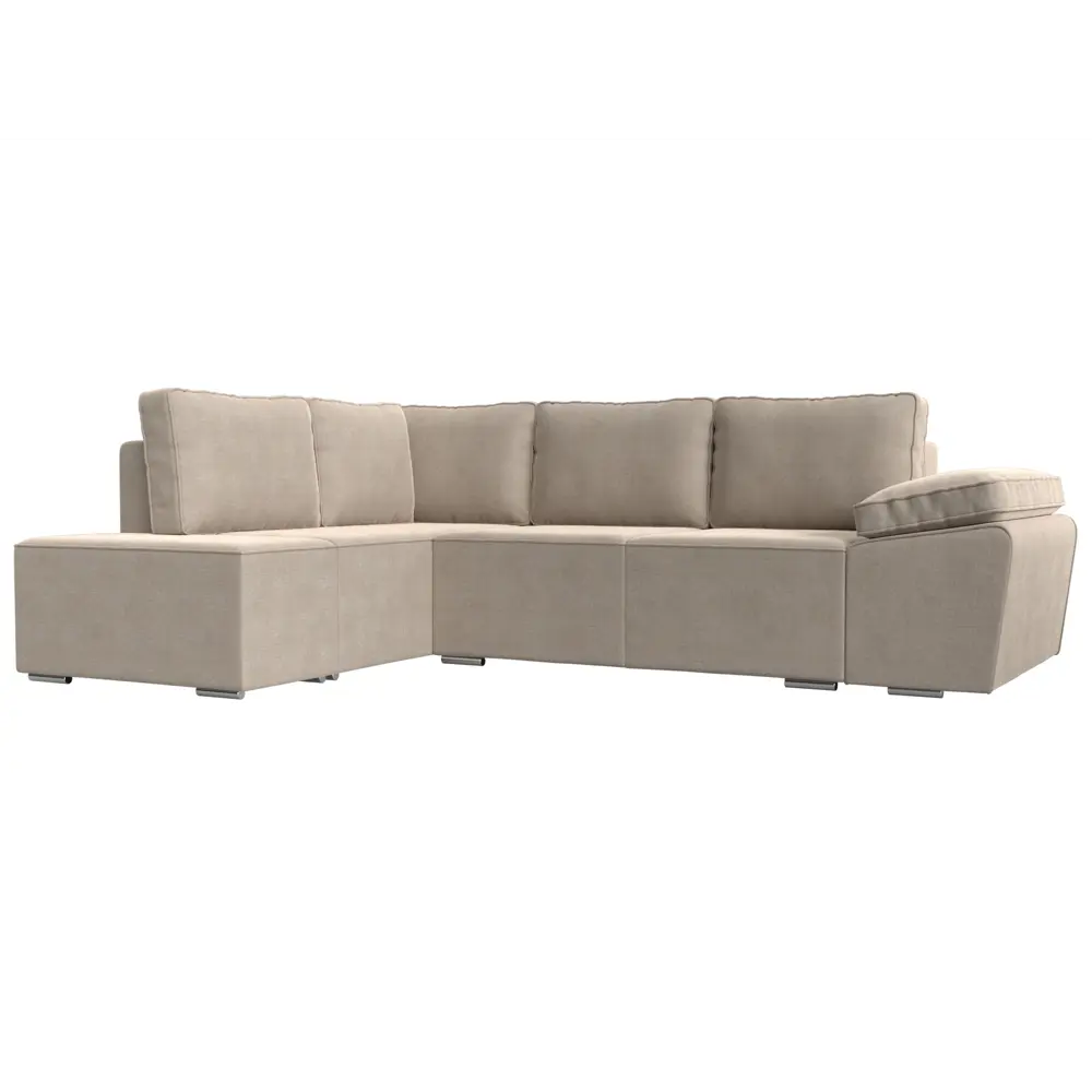 Фото Диван Лига Диванов Хьюго 101260L 265x85x196 см рогожка цвет бежевый