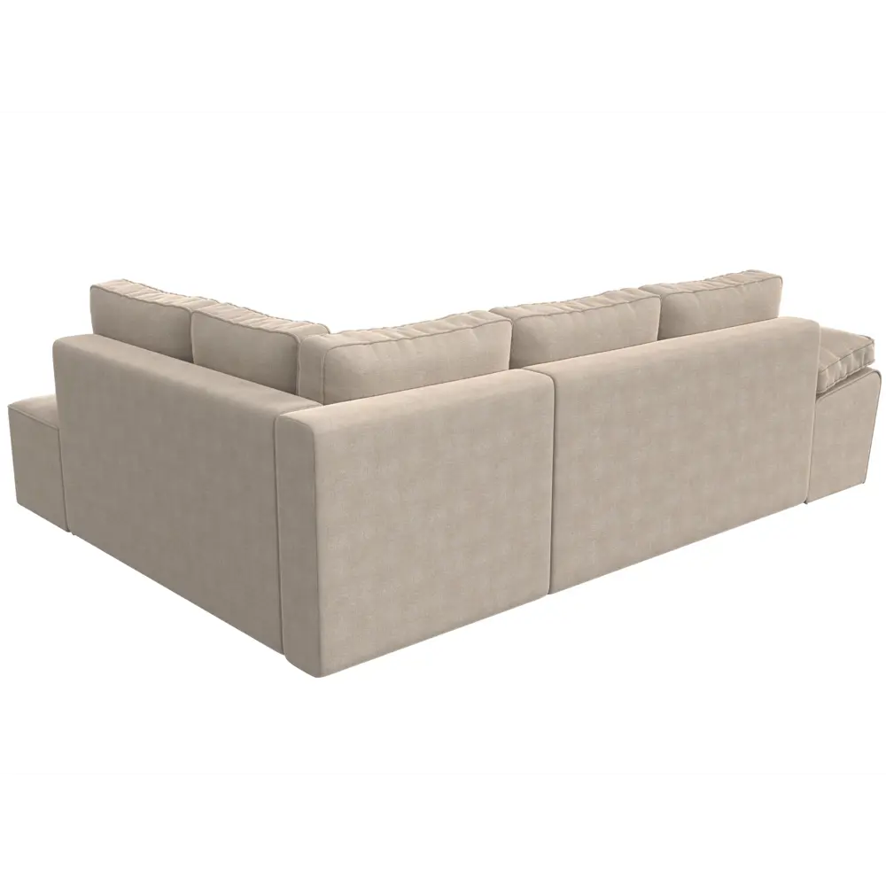 Фото 5 Диван Лига Диванов Хьюго 101260 265x85x196 см рогожка цвет бежевый