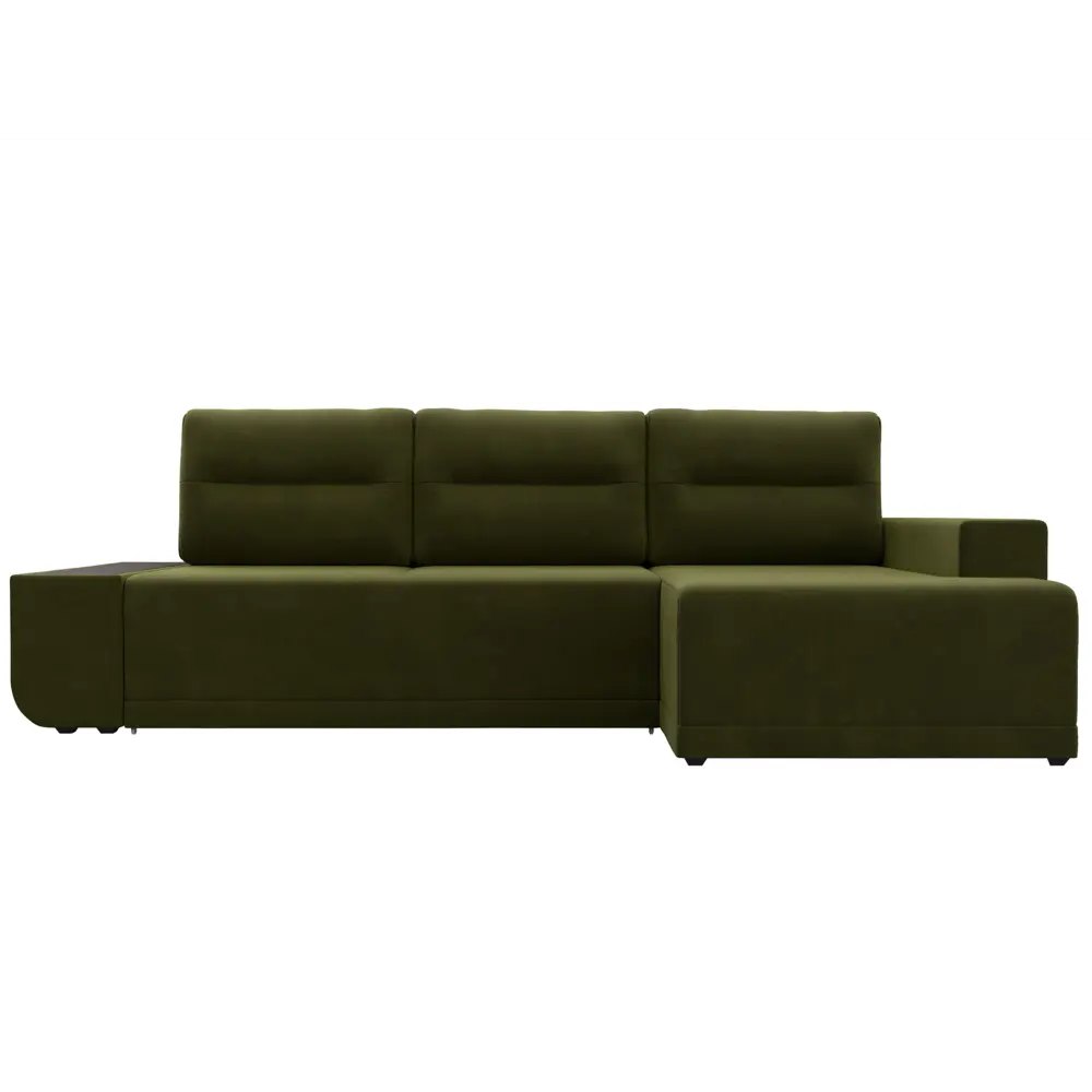 Фото 2 Диван Лига Диванов Чикаго 110749 249x90x154 см вельвет цвет зеленый Фото 2 Диван Лига Диванов Чикаго 110749 249x90x154 см вельвет цвет зеленый