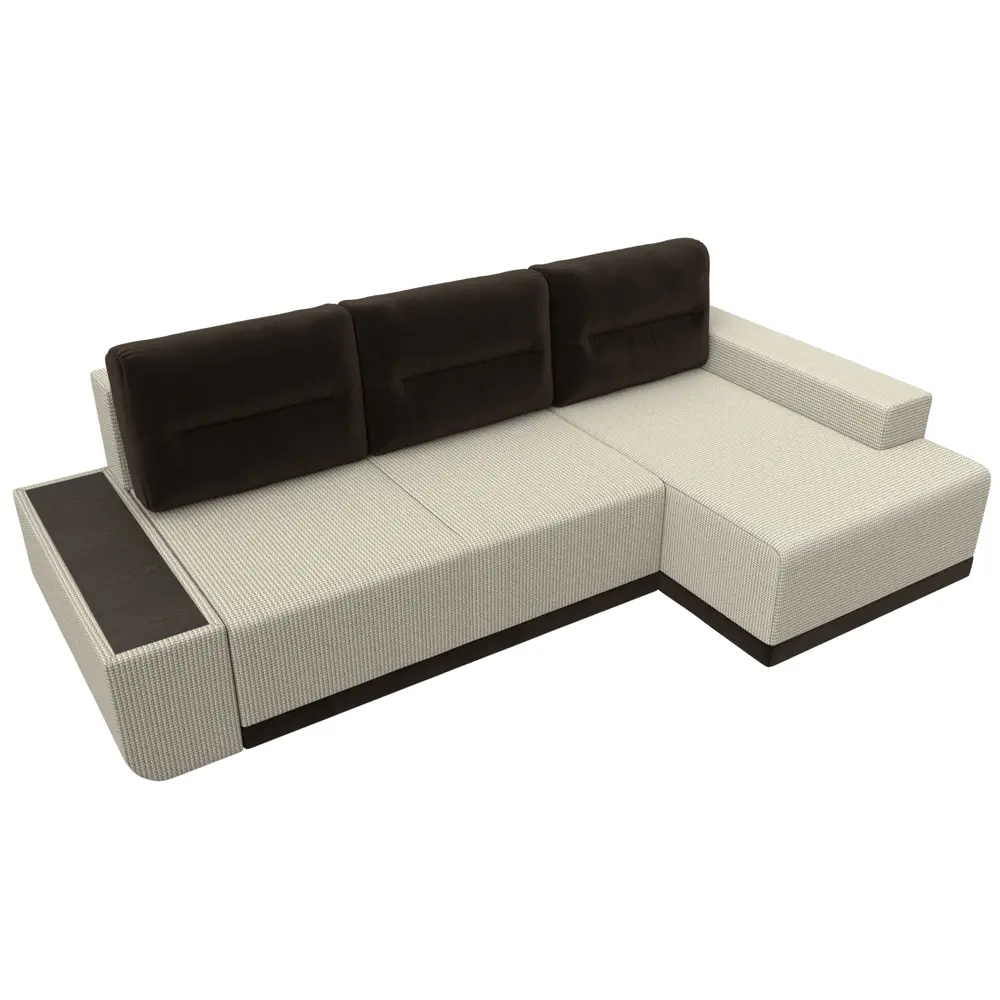 Фото 6 Диван Лига Диванов Чикаго 110781 249x90x154 см рогожка цвет бежевый Фото 6 Диван Лига Диванов Чикаго 110781 249x90x154 см рогожка цвет бежевый