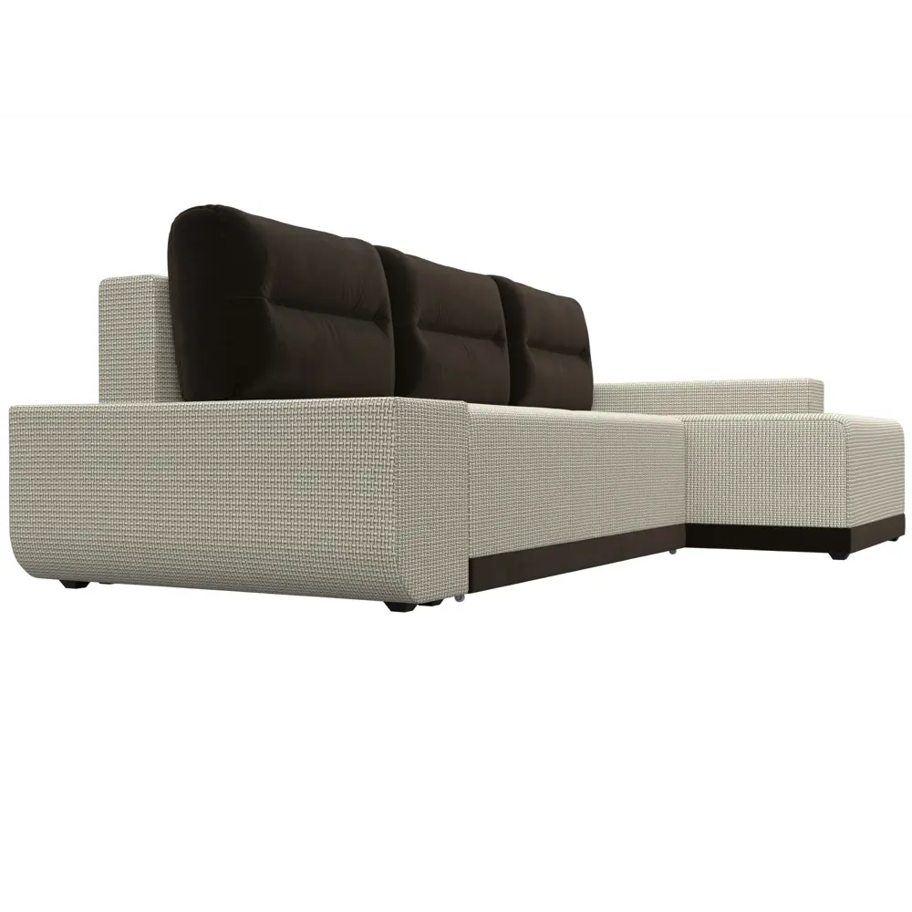 Фото 4 Диван Лига Диванов Чикаго 110781 249x90x154 см рогожка цвет бежевый Фото 4 Диван Лига Диванов Чикаго 110781 249x90x154 см рогожка цвет бежевый