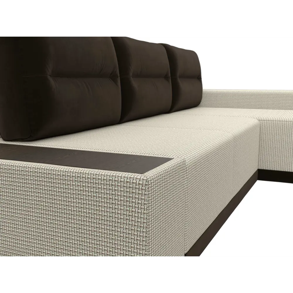 Фото 3 Диван Лига Диванов Чикаго 110781 249x90x154 см рогожка цвет бежевый Фото 3 Диван Лига Диванов Чикаго 110781 249x90x154 см рогожка цвет бежевый