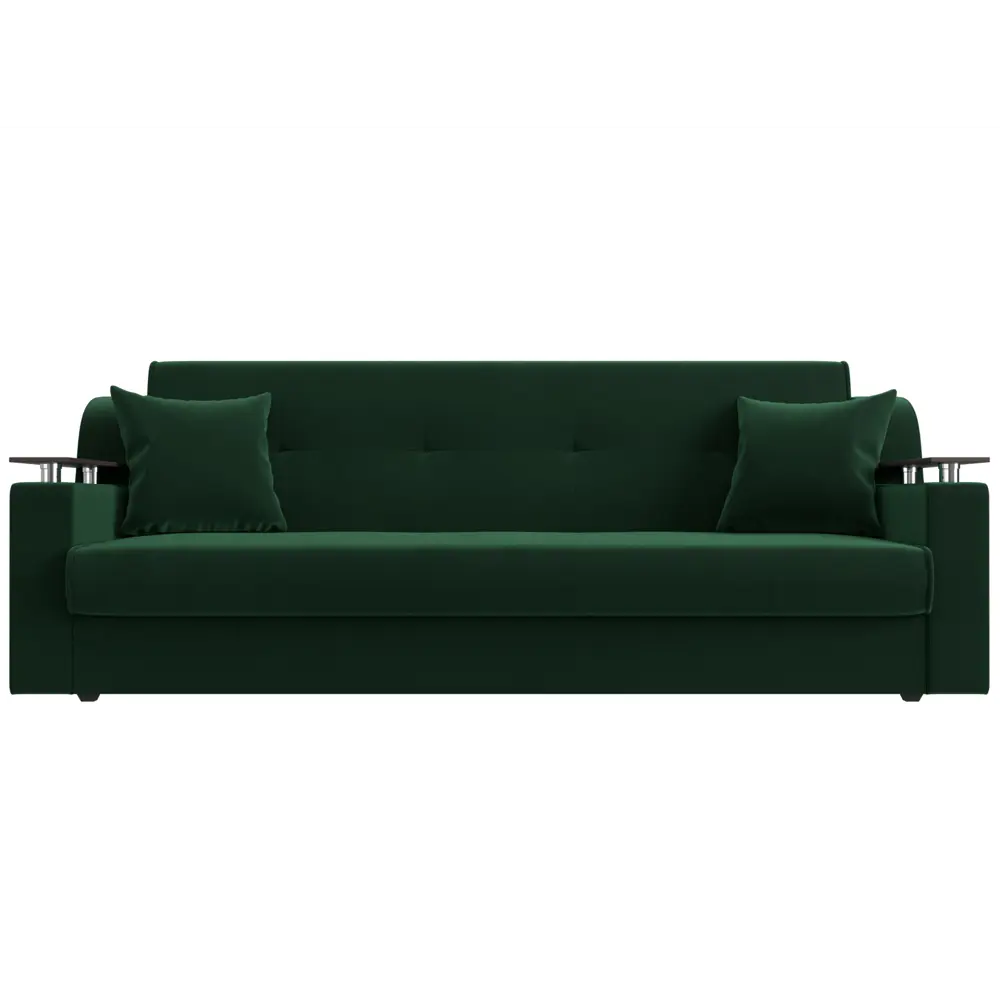 Фото 2 Диван-книжка Сенатор Лига диванов 100621 208x87x80 см велюр цвет зеленый Фото 2 Диван-книжка Сенатор Лига диванов 100621 208x87x80 см велюр цвет зеленый