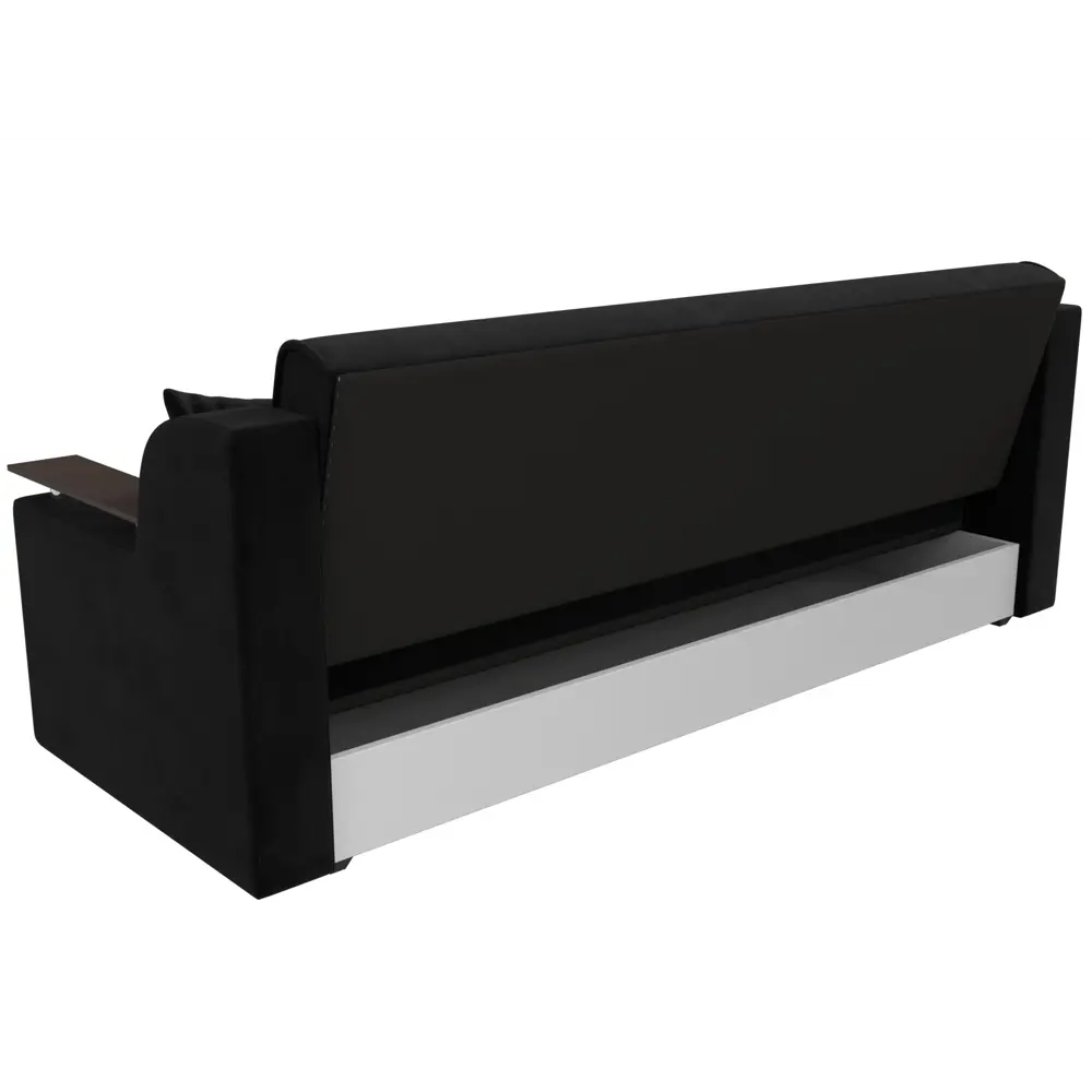 Фото 5 Диван-книжка Сенатор Лига диванов 100625 208x87x80 см велюр цвет черный Фото 5 Диван-книжка Сенатор Лига диванов 100625 208x87x80 см велюр цвет черный