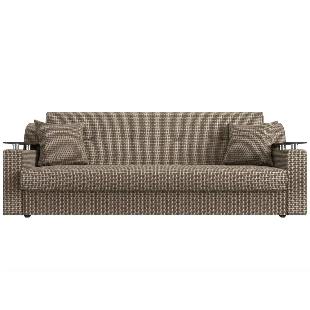 Фото 2 Диван Лига Диванов Сенатор 107338 208x87x80 см рогожка цвет коричневый Фото 2 Диван Лига Диванов Сенатор 107338 208x87x80 см рогожка цвет коричневый