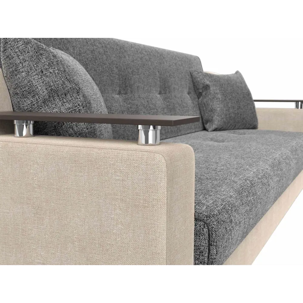 Фото 3 Диван Лига Диванов Сенатор 110133 208x87x80 см рогожка цвет серый Фото 3 Диван Лига Диванов Сенатор 110133 208x87x80 см рогожка цвет серый