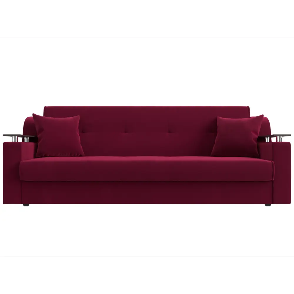 Фото 2 Диван-книжка Сенатор Лига диванов 110370 208x87x80 см микровельвет цвет бордовый Фото 2 Диван-книжка Сенатор Лига диванов 110370 208x87x80 см микровельвет цвет бордовый