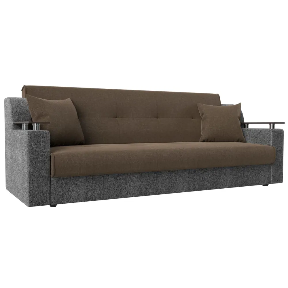 Фото Диван Лига Диванов Сенатор 119568 208x87x80 см рогожка цвет коричневый Фото Диван Лига Диванов Сенатор 119568 208x87x80 см рогожка цвет коричневый