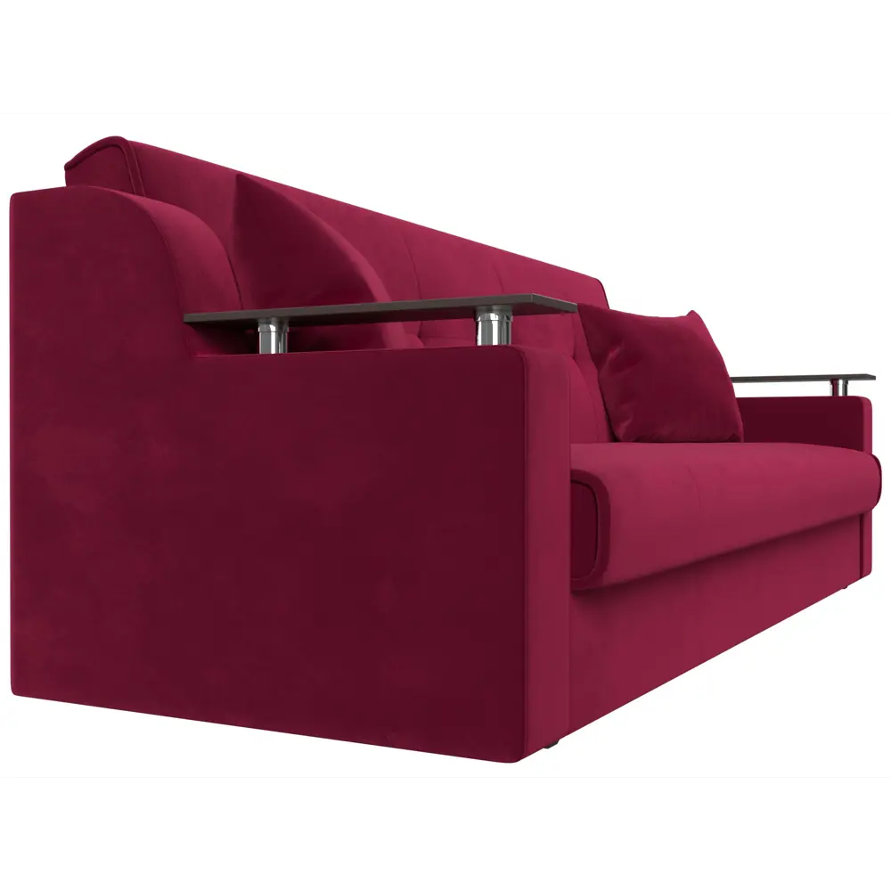 Фото 4 Диван-книжка Сенатор Лига диванов 110370 208x87x80 см микровельвет цвет бордовый Фото 4 Диван-книжка Сенатор Лига диванов 110370 208x87x80 см микровельвет цвет бордовый