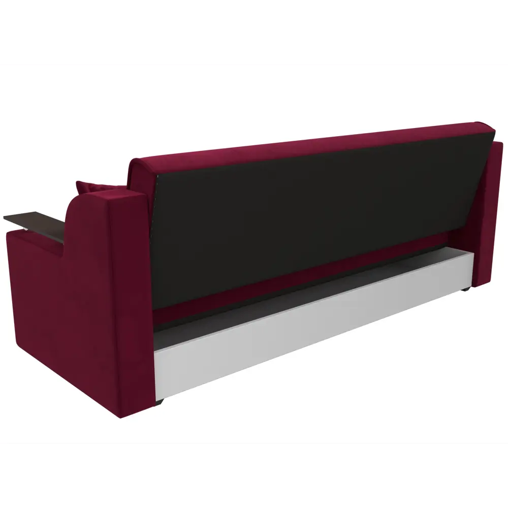 Фото 5 Диван-книжка Сенатор Лига диванов 110370 208x87x80 см микровельвет цвет бордовый Фото 5 Диван-книжка Сенатор Лига диванов 110370 208x87x80 см микровельвет цвет бордовый