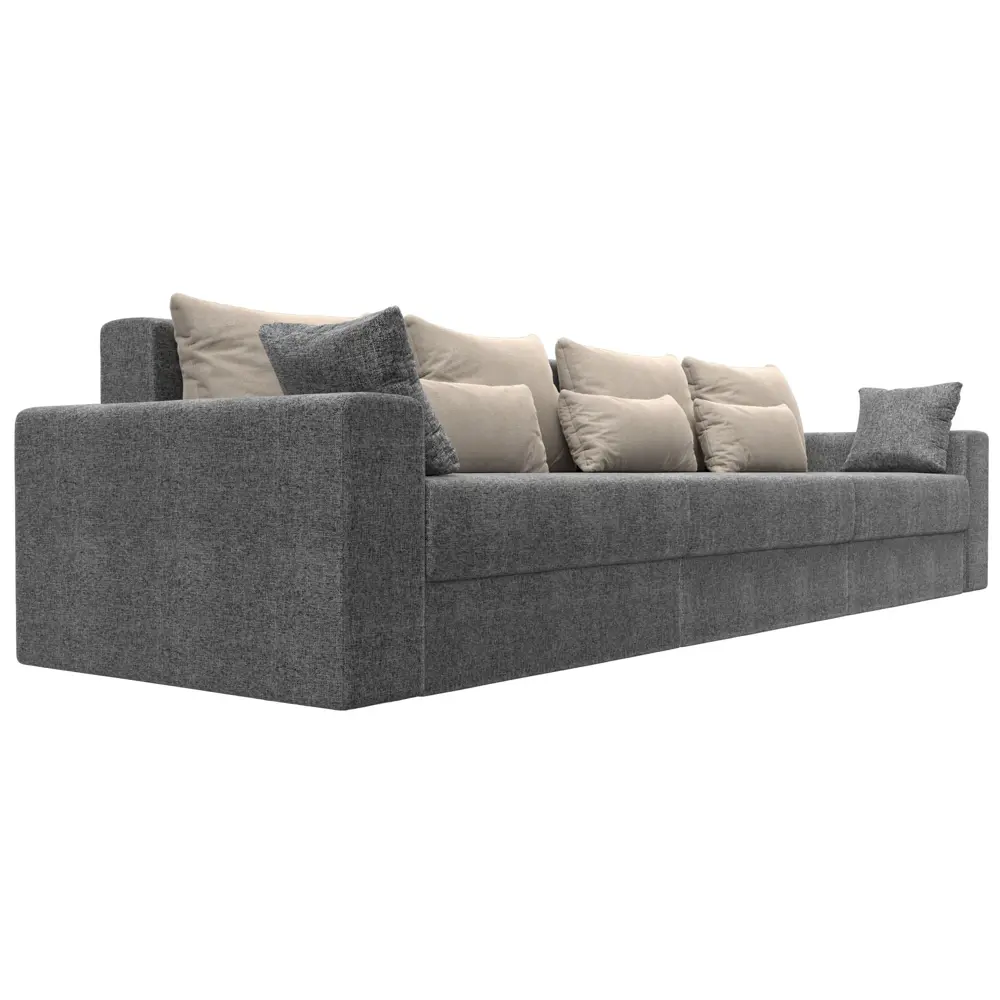 Фото 4 Диван Лига Диванов Майами 114776 350x96x106 см рогожка цвет серый