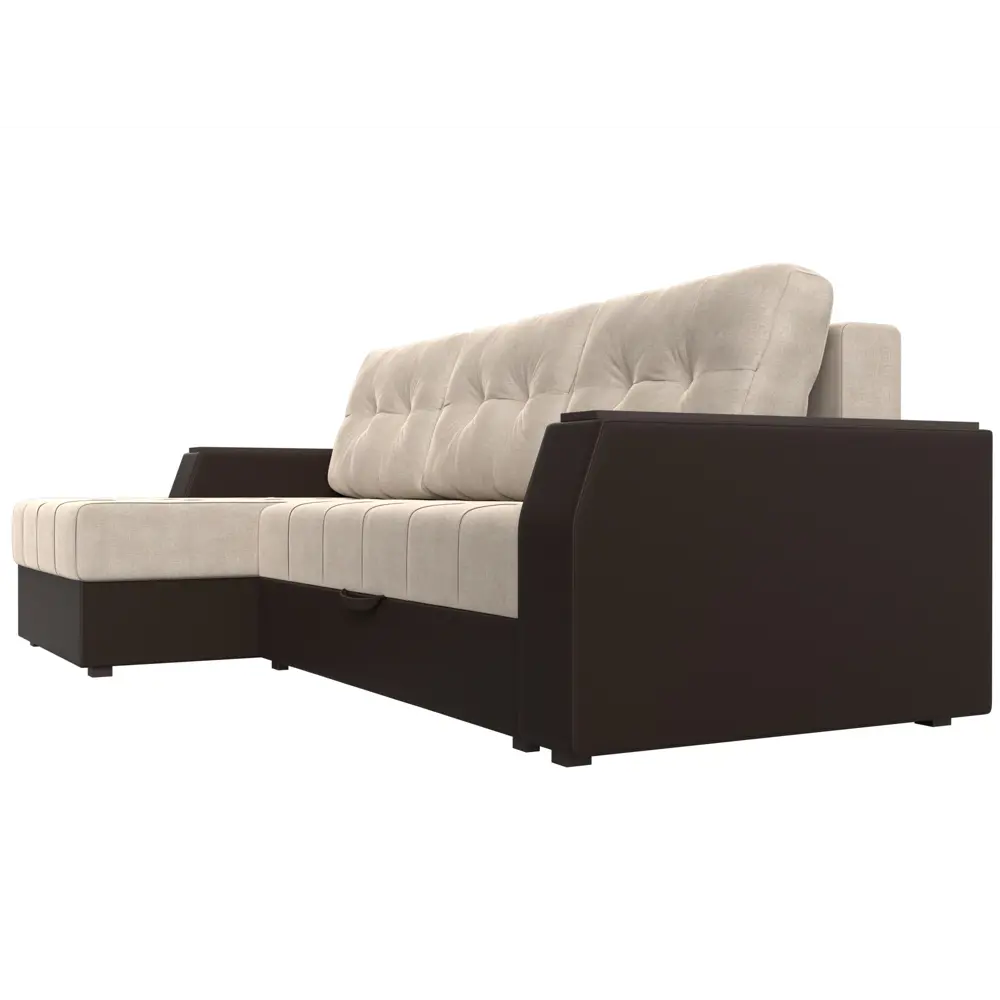 Фото 4 Диван Лига Диванов Эмир 110403L 247x92x150 см рогожка цвет бежевый