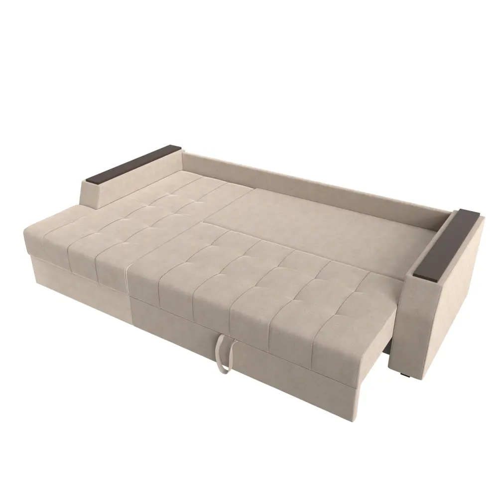 Фото 8 Диван Лига Диванов Эмир 110396L 247x92x150 см рогожка цвет бежевый