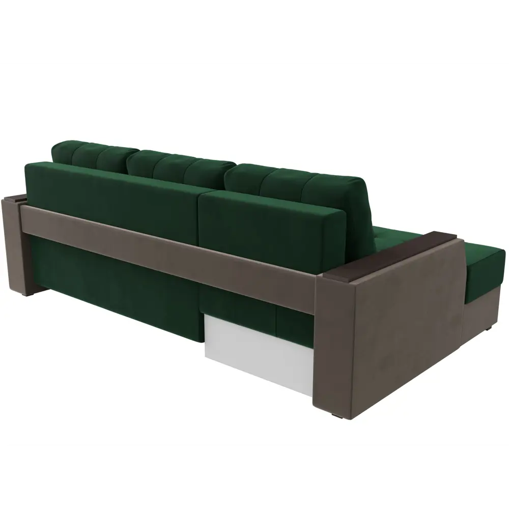 Фото 5 Диван Лига Диванов Эмир 110445L 247x92x150 см велюр цвет зеленый Фото 5 Диван Лига Диванов Эмир 110445L 247x92x150 см велюр цвет зеленый