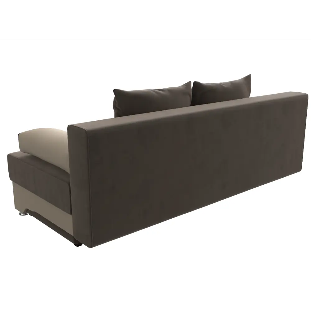 Фото 8 Диван Лига Диванов Ник-2 112139 191x80x91 см велюр цвет коричневый Фото 8 Диван Лига Диванов Ник-2 112139 191x80x91 см велюр цвет коричневый