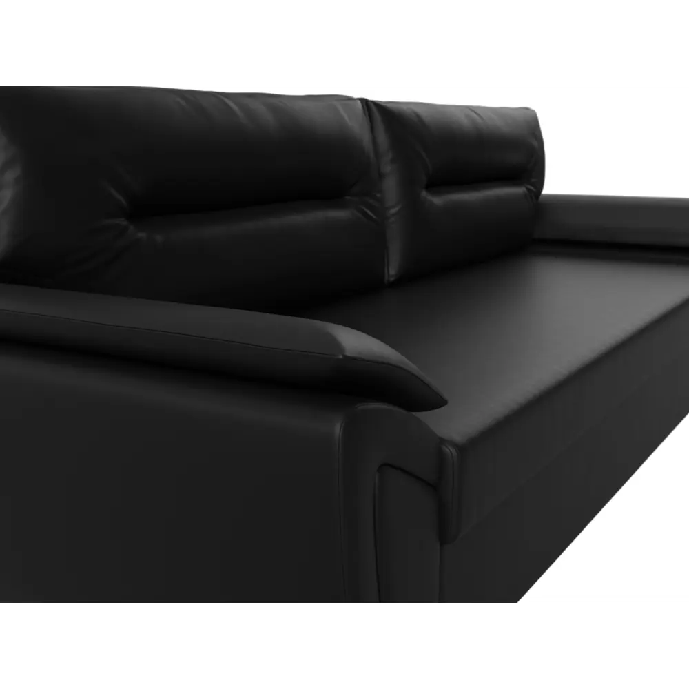 Фото 3 Диван прямой Нэстор Лайт Лига диванов 117608 233x90x80 см экокожа цвет черный Фото 3 Диван прямой Нэстор Лайт Лига диванов 117608 233x90x80 см экокожа цвет черный