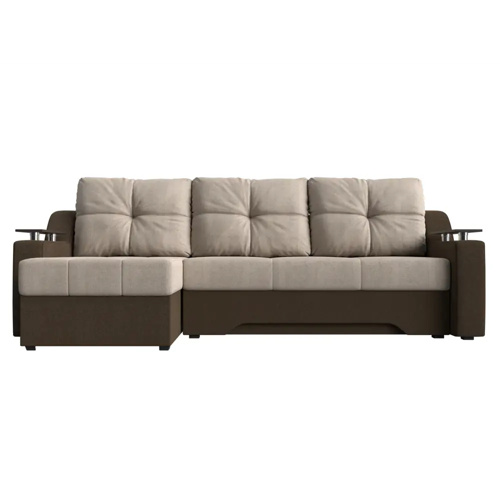 Фото 2 Диван Лига Диванов Сенатор 102692L 232x85x150 см рогожка цвет бежевый Фото 2 Диван Лига Диванов Сенатор 102692L 232x85x150 см рогожка цвет бежевый