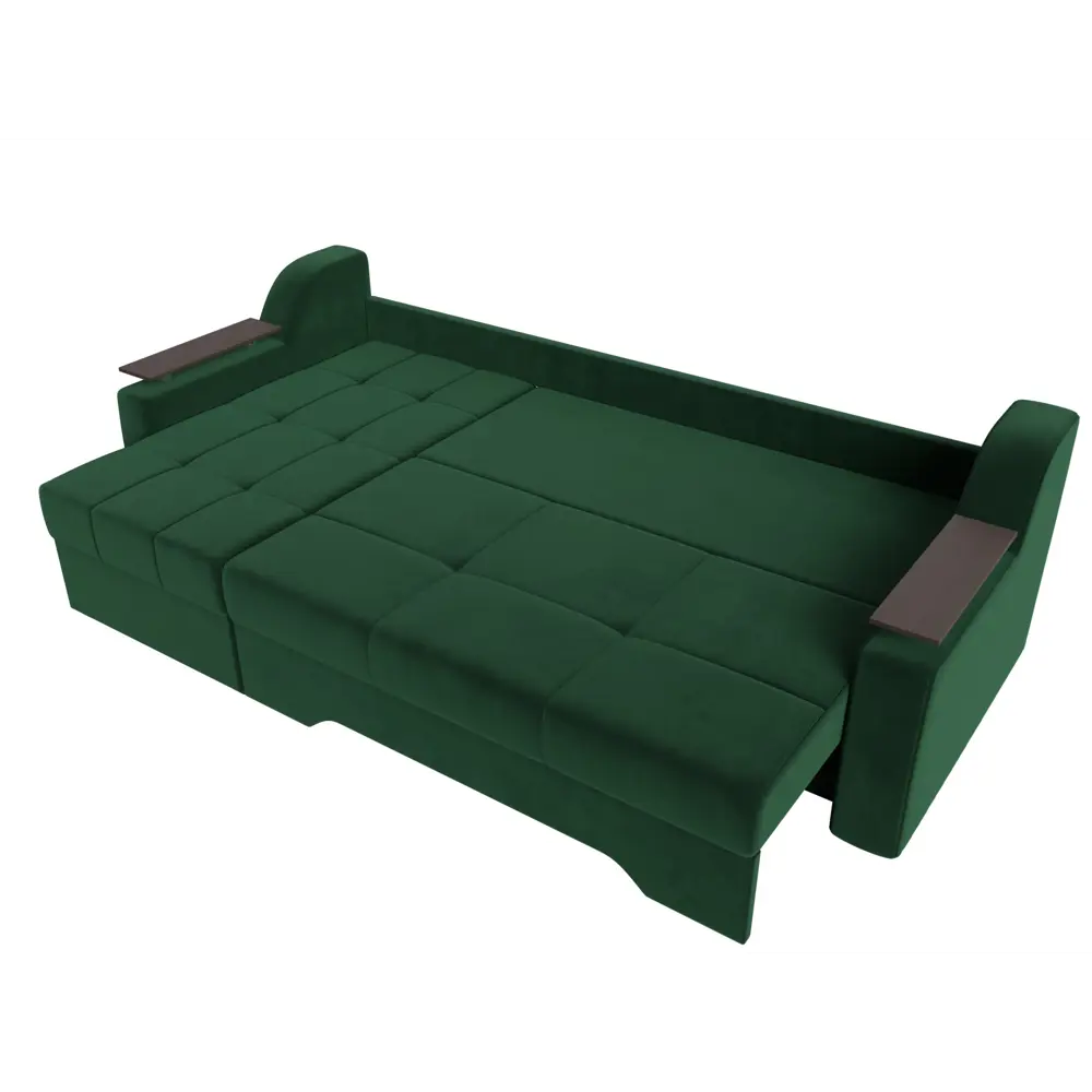 Фото 7 Диван Лига Диванов Сенатор 102705L 232x85x150 см велюр цвет зеленый Фото 7 Диван Лига Диванов Сенатор 102705L 232x85x150 см велюр цвет зеленый