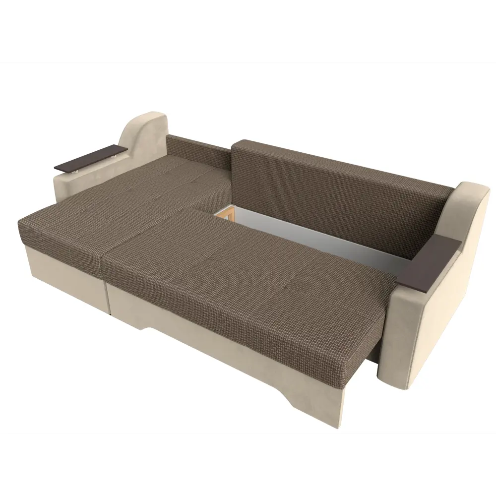 Фото 6 Диван Лига Диванов Сенатор 102701L 232x85x150 см рогожка цвет коричневый Фото 6 Диван Лига Диванов Сенатор 102701L 232x85x150 см рогожка цвет коричневый