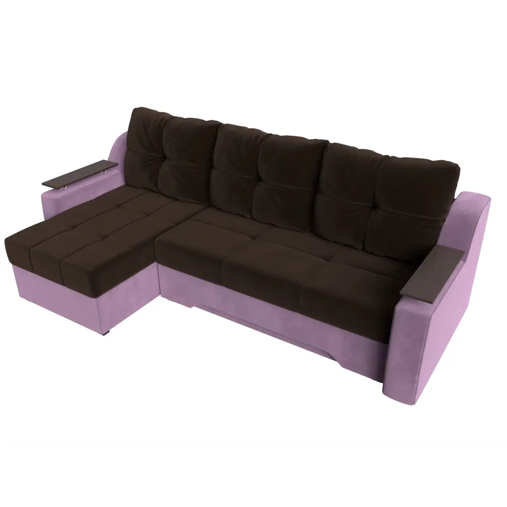 Фото 5 Диван Лига Диванов Сенатор 112273L 232x85x150 см вельвет цвет коричневый Фото 5 Диван Лига Диванов Сенатор 112273L 232x85x150 см вельвет цвет коричневый