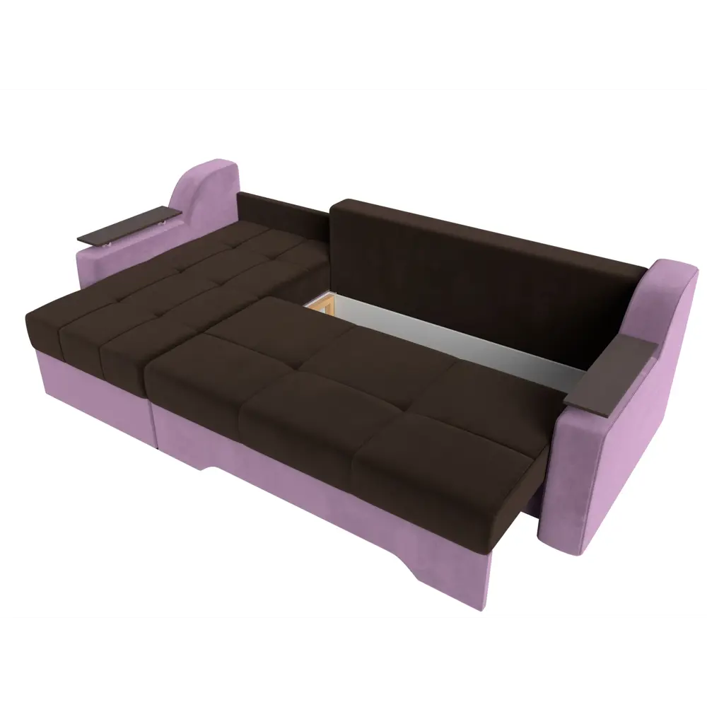 Фото 6 Диван Лига Диванов Сенатор 112273L 232x85x150 см вельвет цвет коричневый Фото 6 Диван Лига Диванов Сенатор 112273L 232x85x150 см вельвет цвет коричневый