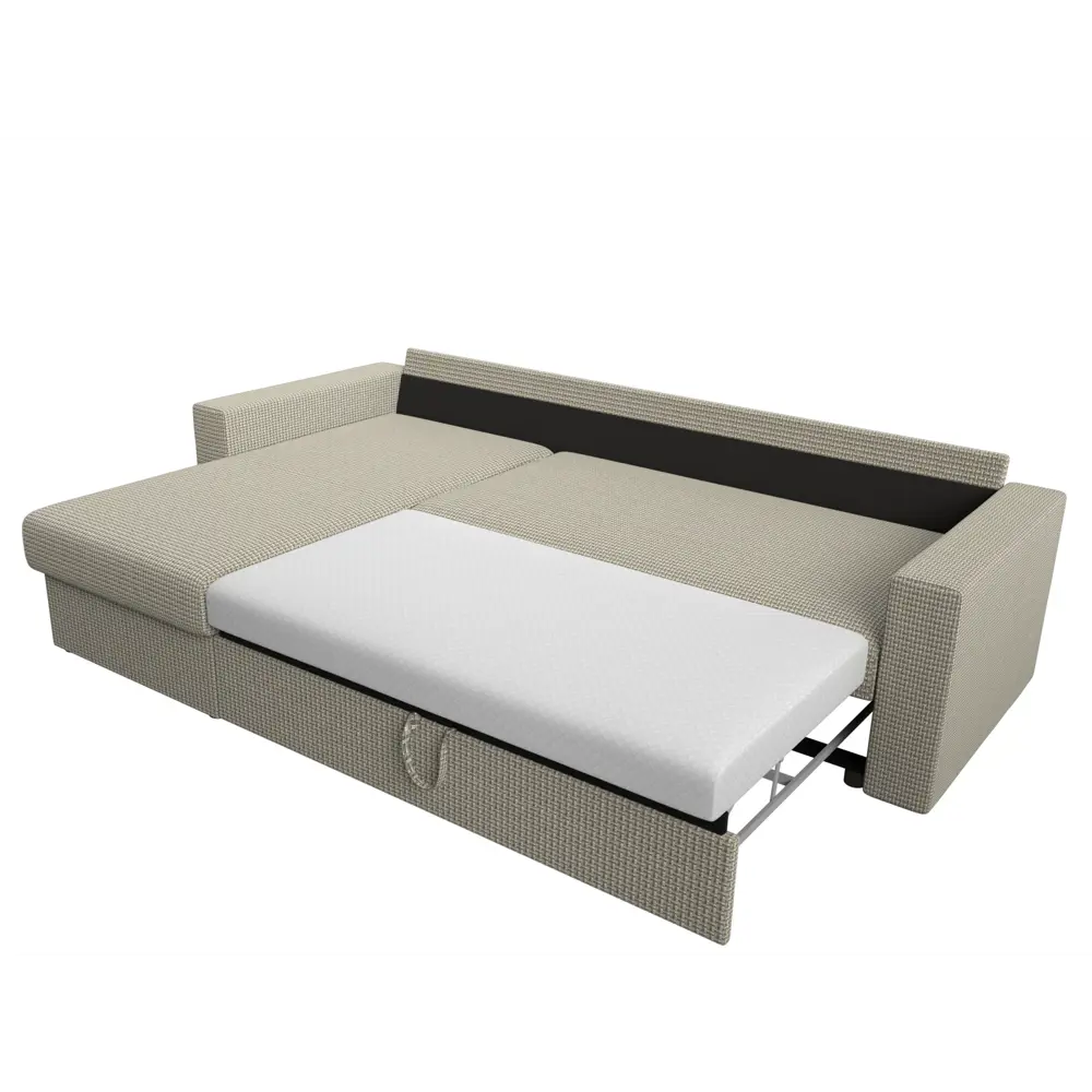 Фото 6 Диван Лига Диванов Траумберг 108700L 230x73x153 см рогожка цвет бежевый