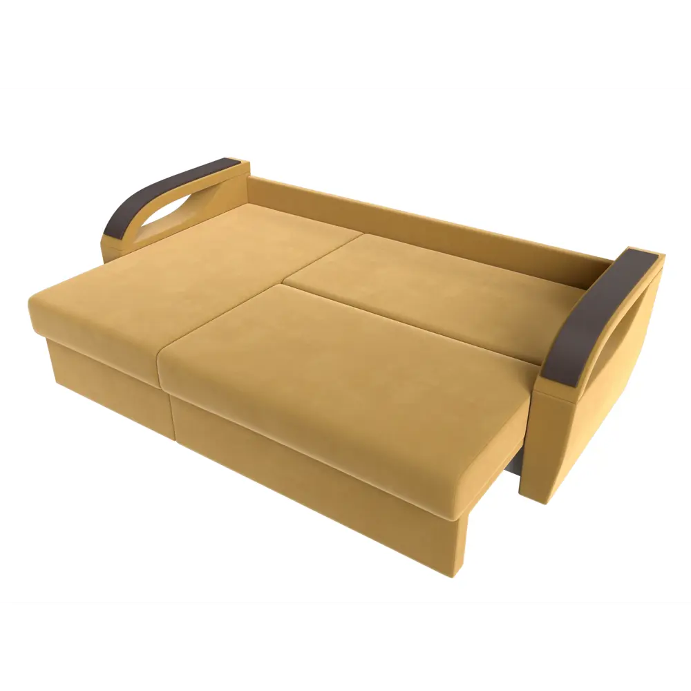 Фото 6 Диван Лига Диванов Форсайт 111581L 226x92x151 см вельвет цвет желтый