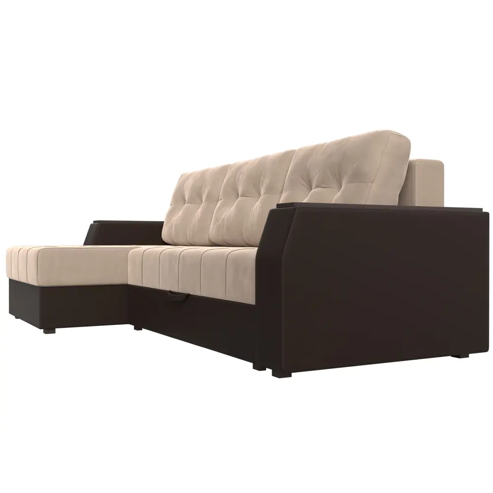 Фото 4 Диван Лига Диванов Эмир 110457L 247x92x150 см велюр цвет бежевый