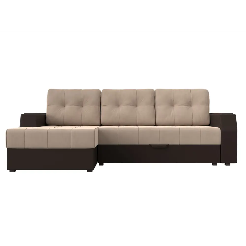 Фото 2 Диван Лига Диванов Эмир 110457L 247x92x150 см велюр цвет бежевый