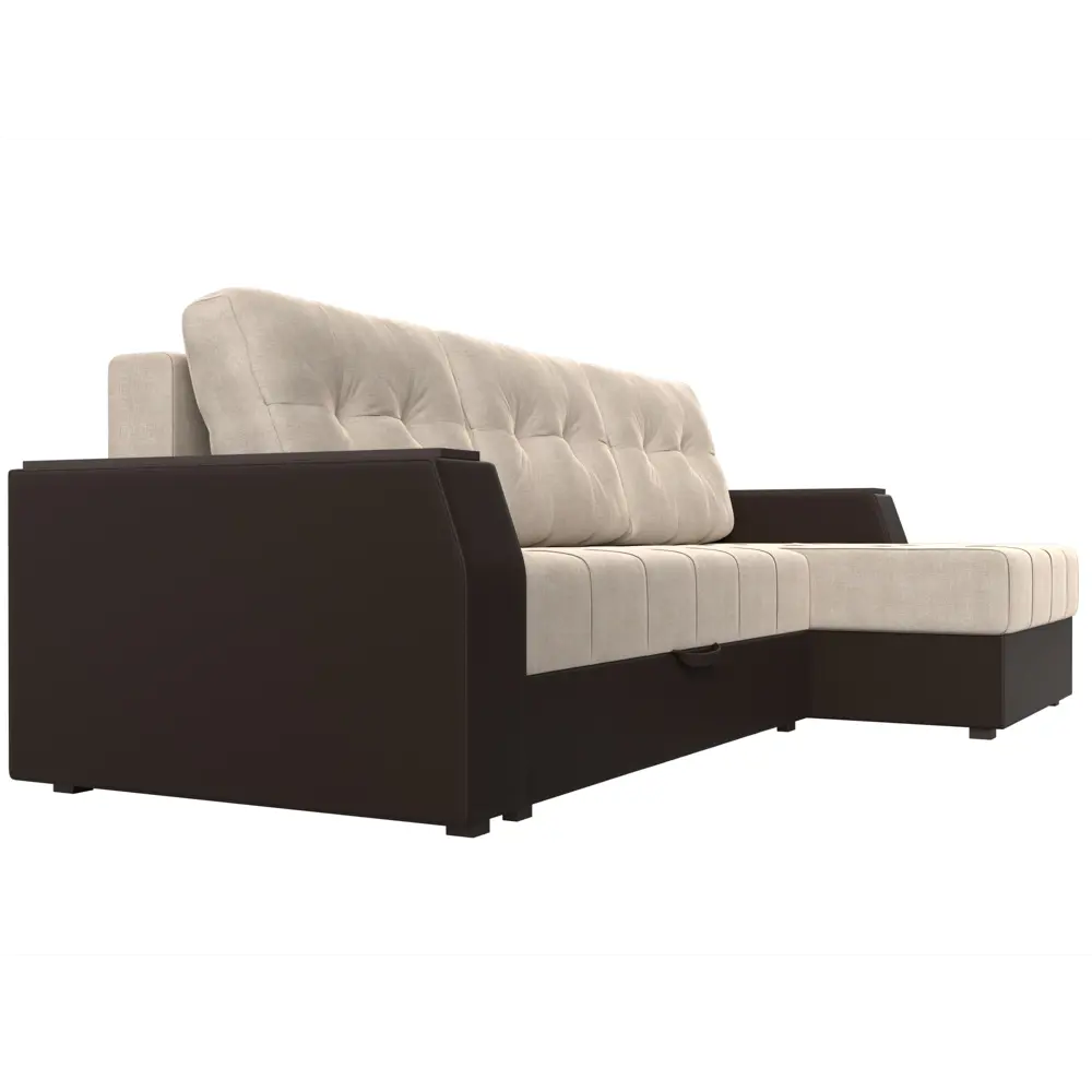 Фото 4 Диван Лига Диванов Эмир 110403 247x92x150 см рогожка цвет бежевый