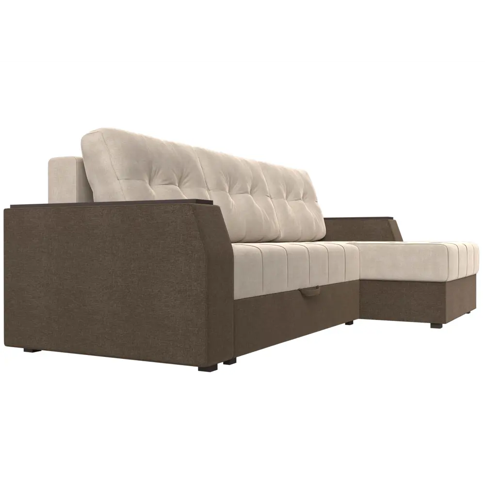 Фото 4 Диван Лига Диванов Эмир 110400 247x92x150 см рогожка цвет бежевый