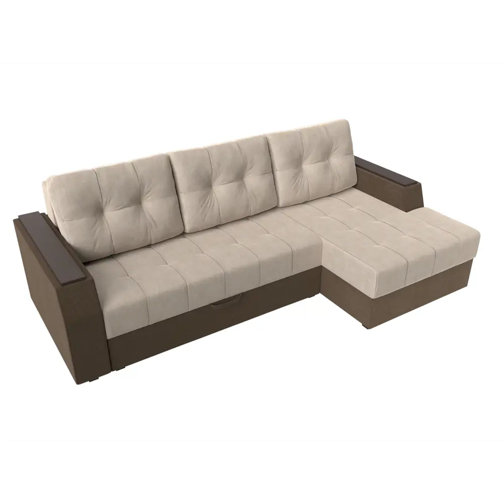 Фото 6 Диван Лига Диванов Эмир 110400 247x92x150 см рогожка цвет бежевый