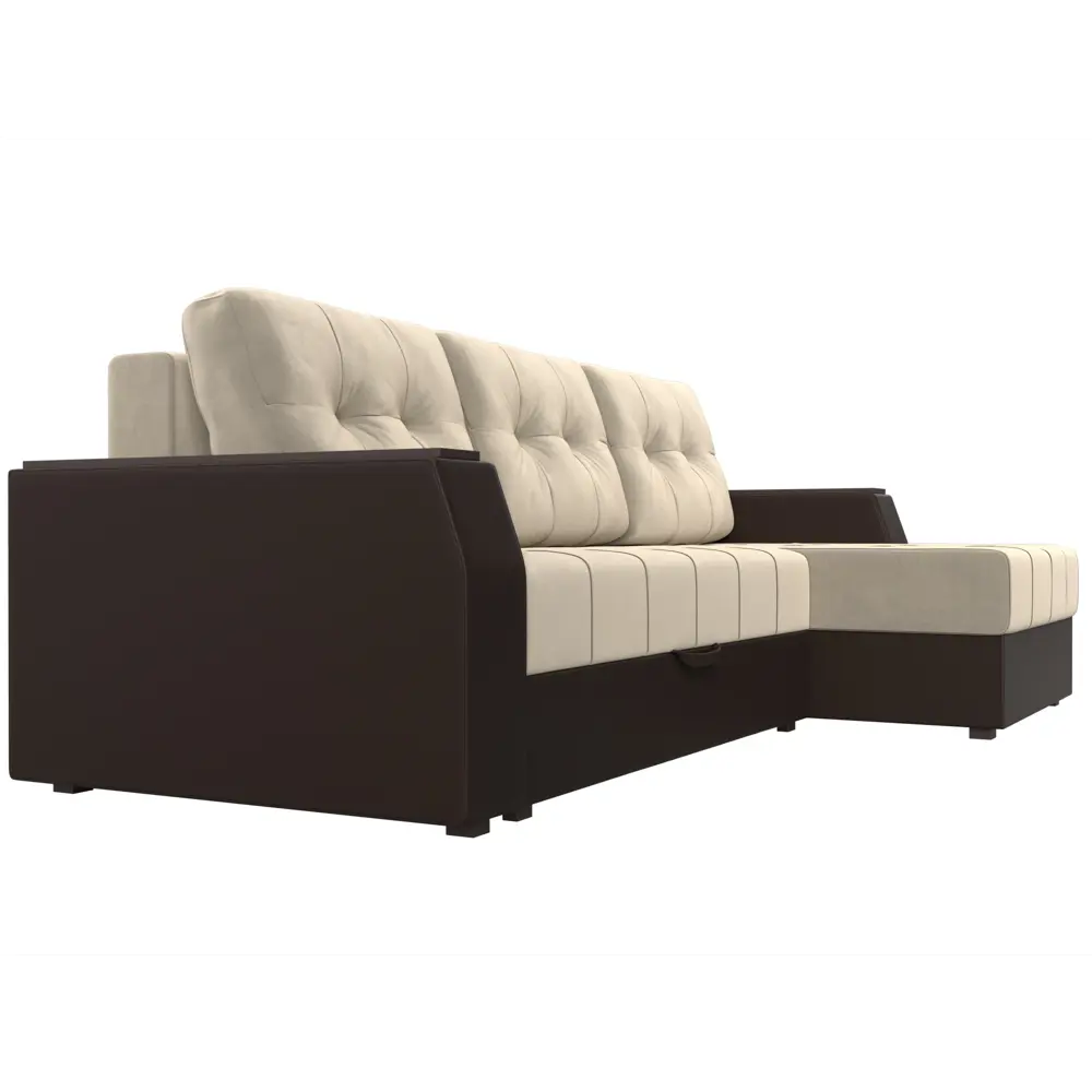 Фото 4 Диван Лига Диванов Эмир 110415 247x92x150 см вельвет цвет бежевый