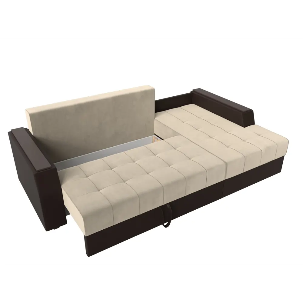 Фото 7 Диван Лига Диванов Эмир 110415 247x92x150 см вельвет цвет бежевый