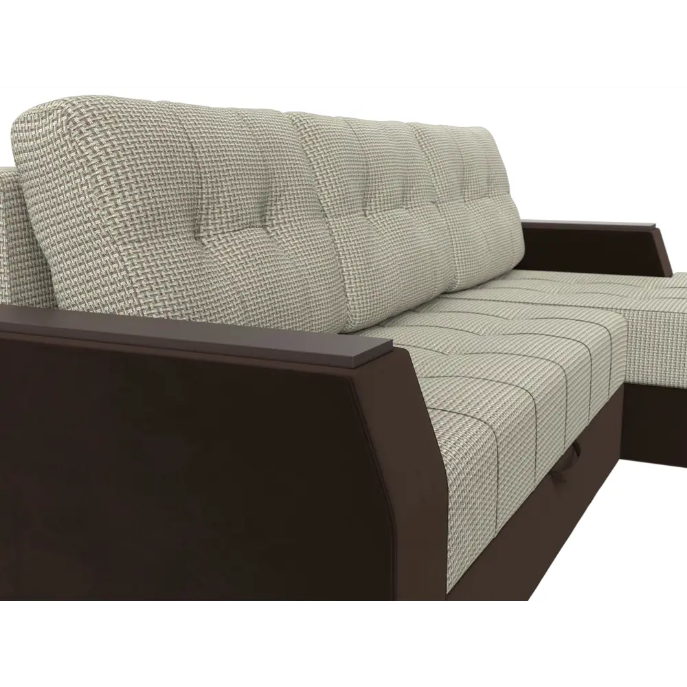 Фото 3 Диван Лига Диванов Эмир 110411 247x92x150 см рогожка цвет бежевый