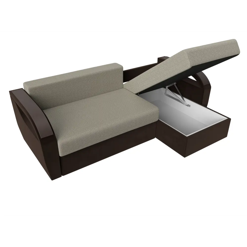 Фото 7 Диван Лига Диванов Форсайт 111598 226x92x151 см рогожка цвет бежевый