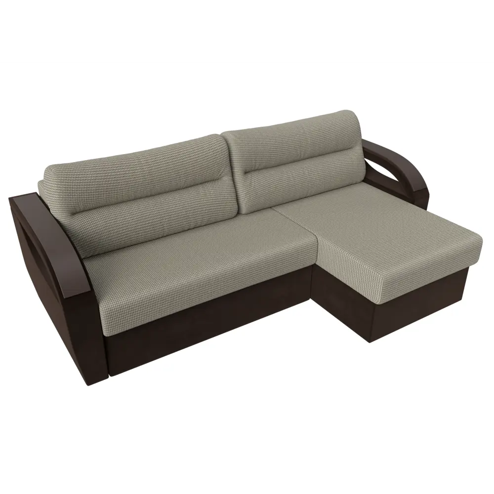 Фото 5 Диван Лига Диванов Форсайт 111598 226x92x151 см рогожка цвет бежевый