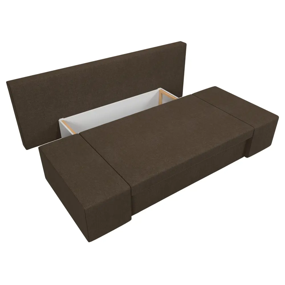 Фото 8 Диван Лига Диванов Сан Марко 114025 200x76x90 см рогожка цвет коричневый