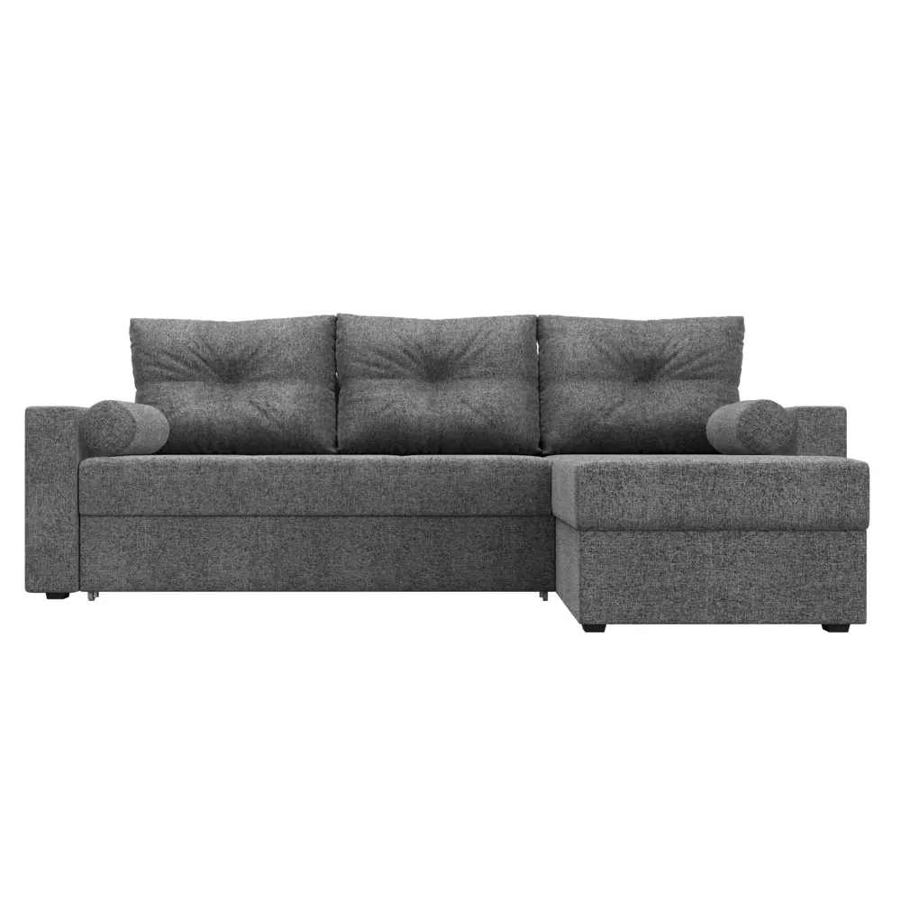 Фото 2 Диван Лига Диванов Верона 100263 231x90x155 см рогожка цвет серый