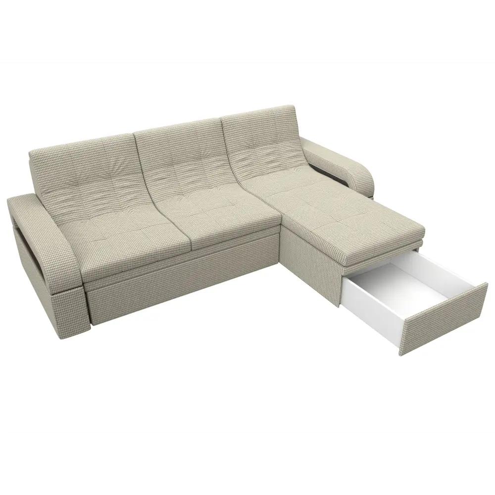 Фото 8 Диван Лига Диванов Лига-035 121501 250x100x165 см рогожка цвет бежевый