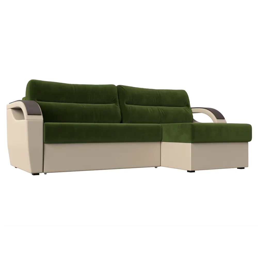 Фото Диван Лига Диванов Форсайт 111594 226x92x151 см вельвет цвет зеленый Фото Диван Лига Диванов Форсайт 111594 226x92x151 см вельвет цвет зеленый